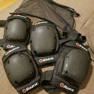 Razor knee and elbow pads